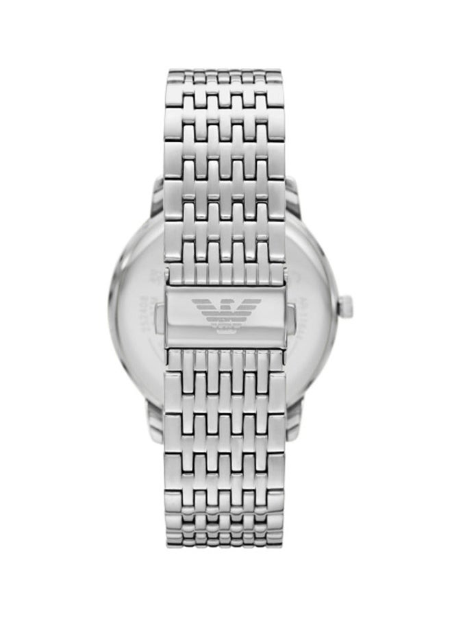 EMPORIO ARMANI Unisex Analog Round Stainless Steel Wrist Watch - Image 3
